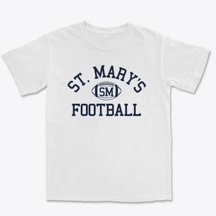 St. Mary's School Classic Football Premium Heavyweight T-shirt
