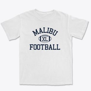 Malibu High School Classic Football Premium Heavyweight T-shirt
