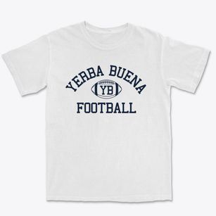 Yerba Buena High School Classic Football Premium Heavyweight T-shirt