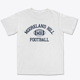 Mooreland Hill School Classic Football Premium Heavyweight T-shirt