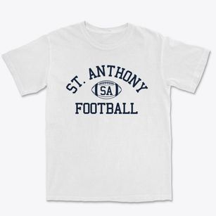 Saint Anthony School Classic Football Premium Heavyweight T-shirt
