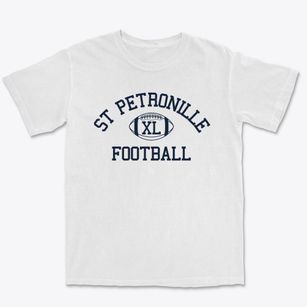 St Petronille Parish Classic Football Premium Heavyweight T-shirt