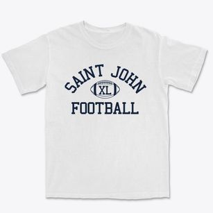 Saint John The Evangelist School Classic Football Premium Heavyweight T-shirt