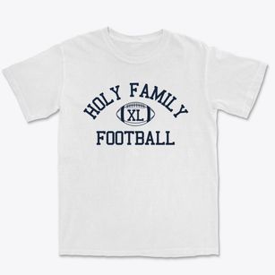 Holy Family Parish School Classic Football Premium Heavyweight T-shirt