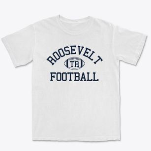 Theodore Roosevelt High School Classic Football Premium Heavyweight T-shirt