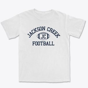 Jackson Creek School Classic Football Premium Heavyweight T-shirt