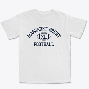 Margaret Brent School 53 Classic Football Premium Heavyweight T-shirt