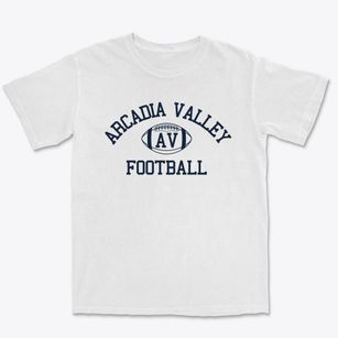 Arcadia Valley High School Classic Football Premium Heavyweight T-shirt