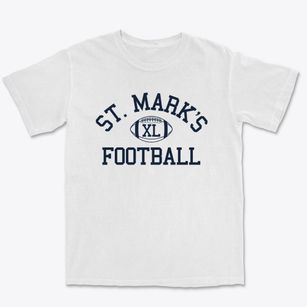 Saint Mark's Lutheran School Classic Football Premium Heavyweight T-shirt