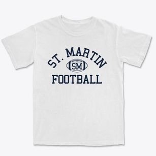Saint Martin School Classic Football Premium Heavyweight T-shirt