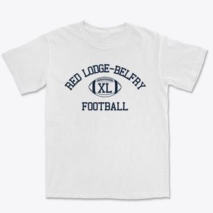 Red Lodge-belfry Co-op Classic Football Premium Heavyweight T-shirt