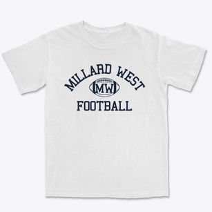 Millard West High School Classic Football Premium Heavyweight T-shirt