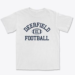 Deerfield Community School Classic Football Premium Heavyweight T-shirt