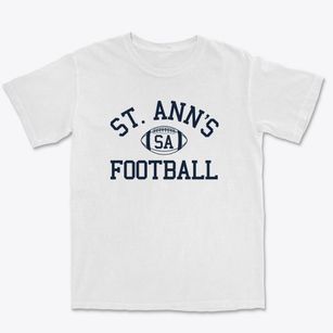 Saint Ann's School Classic Football Premium Heavyweight T-shirt
