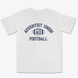 Adventist Union School Classic Football Premium Heavyweight T-shirt