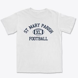St Mary Parish Classic Football Premium Heavyweight T-shirt