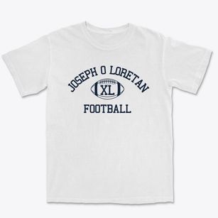 Joseph O Loretan Classic Football Premium Heavyweight T-shirt