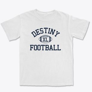 Destiny Christian Community School Classic Football Premium Heavyweight T-shirt