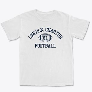 Lincoln Charter School Classic Football Premium Heavyweight T-shirt