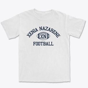 Xenia Nazarene Christian School Classic Football Premium Heavyweight T-shirt