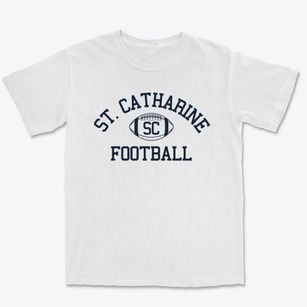 Saint Catharine School Classic Football Premium Heavyweight T-shirt