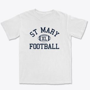 St Mary Parish Classic Football Premium Heavyweight T-shirt