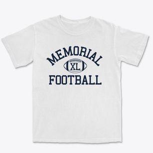 Memorial High School Classic Football Premium Heavyweight T-shirt