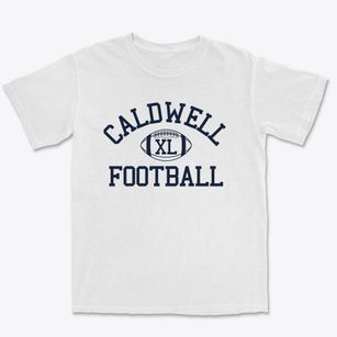 Caldwell Early Childhood Center Classic Football Premium Heavyweight T-shirt