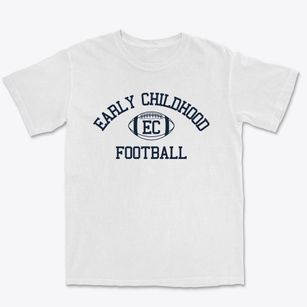 Early Childhood Education Center Classic Football Premium Heavyweight T-shirt