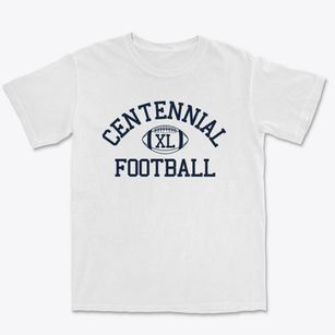 Centennial High School Classic Football Premium Heavyweight T-shirt