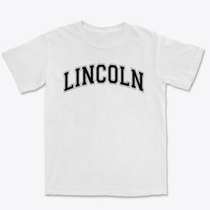 Lincoln Middle School Varsity Arch Premium Heavyweight T-shirt