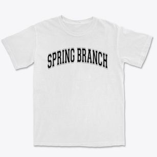 Spring Branch Special Assignment Center Varsity Arch Premium Heavyweight T-shirt