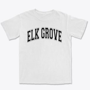Elk Grove Charter School Varsity Arch Premium Heavyweight T-shirt