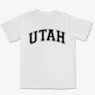 Utah School For The Deaf & The Blind Varsity Arch Premium Heavyweight T-shirt