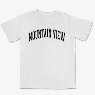 Mountain View Elementary School Varsity Arch Premium Heavyweight T-shirt