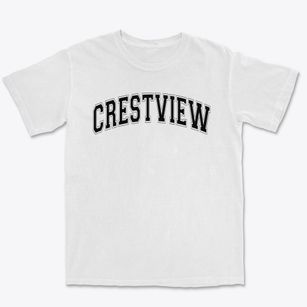 Crestview Elementary School Varsity Arch Premium Heavyweight T-shirt