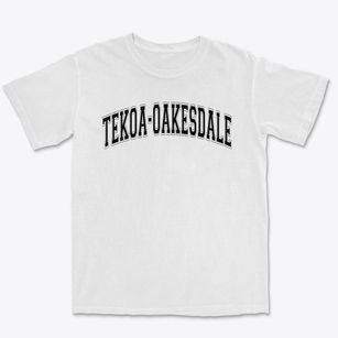 Tekoa-oakesdale School District Varsity Arch Premium Heavyweight T-shirt