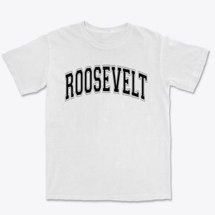 Roosevelt Junior High School Varsity Arch Premium Heavyweight T-shirt