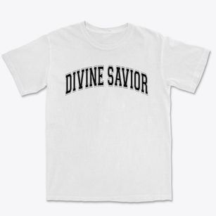 Divine Savior Lutheran School Varsity Arch Premium Heavyweight T-shirt