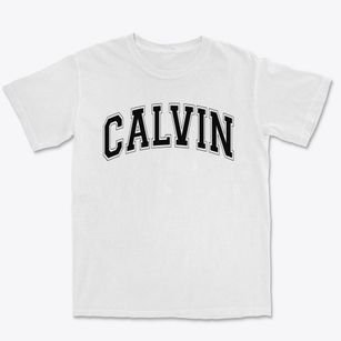 Calvin Christian School Varsity Arch Premium Heavyweight T-shirt