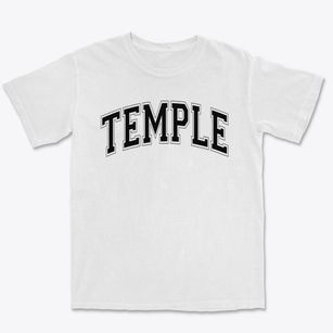 Temple Christian School Varsity Arch Premium Heavyweight T-shirt