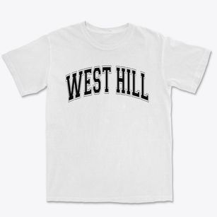 West Hill Elementary School Varsity Arch Premium Heavyweight T-shirt