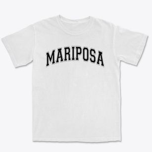 Mariposa Elementary School Varsity Arch Premium Heavyweight T-shirt