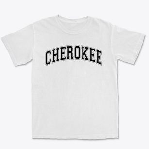 Cherokee Christian School Varsity Arch Premium Heavyweight T-shirt
