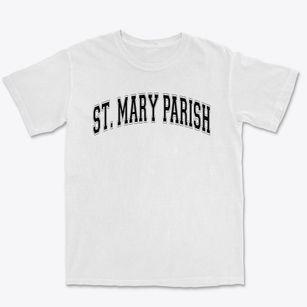 St Mary Parish Varsity Arch Premium Heavyweight T-shirt