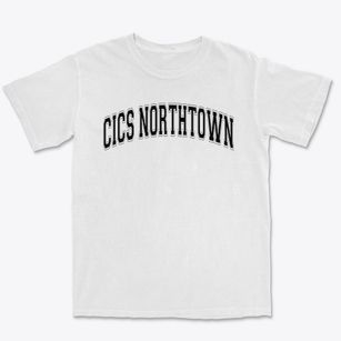 Cics Northtown Academy Varsity Arch Premium Heavyweight T-shirt