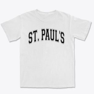 Saint Paul's Lutheran School Varsity Arch Premium Heavyweight T-shirt