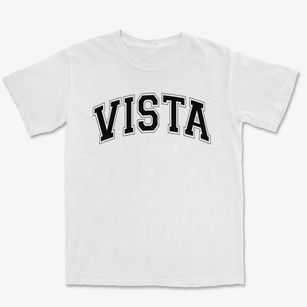 Vista School Varsity Arch Premium Heavyweight T-shirt