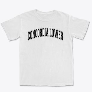 Concordia Lutheran Lower Preschool Varsity Arch Premium Heavyweight T-shirt