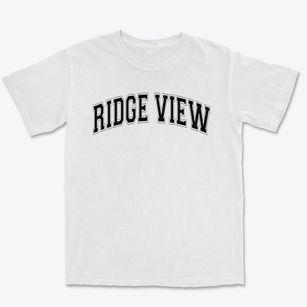 Ridge View High School Varsity Arch Premium Heavyweight T-shirt